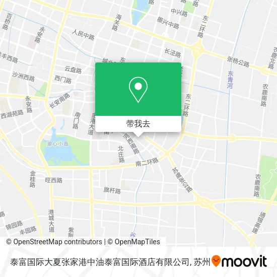 泰富国际大夏张家港中油泰富国际酒店有限公司地图