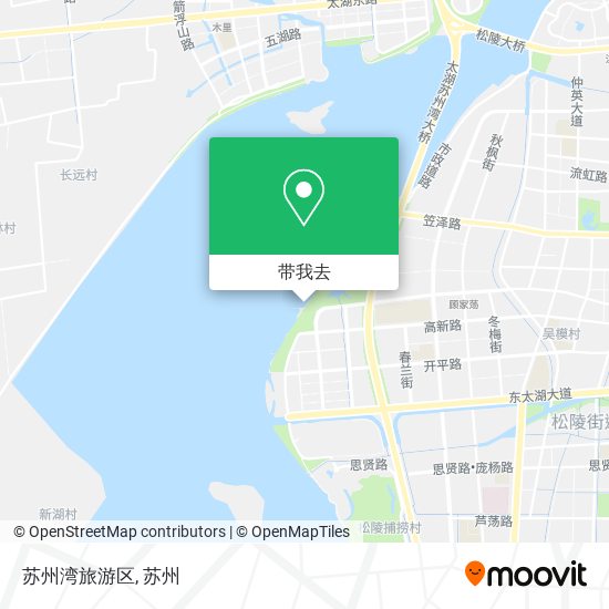 苏州湾旅游区地图