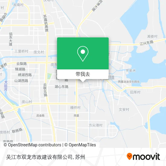 吴江市双龙市政建设有限公司地图