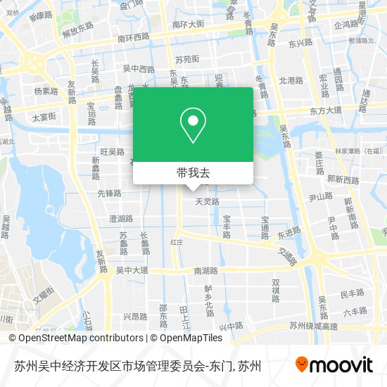 苏州吴中经济开发区市场管理委员会-东门地图