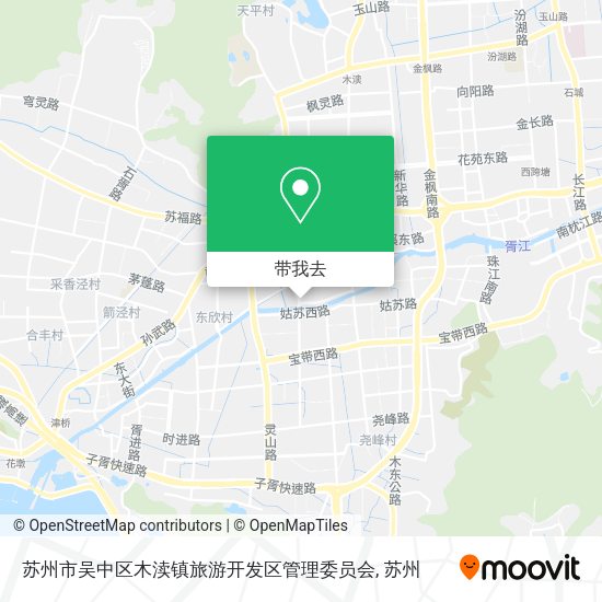 苏州市吴中区木渎镇旅游开发区管理委员会地图