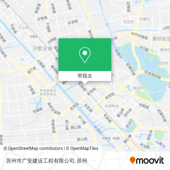 苏州市广安建设工程有限公司地图