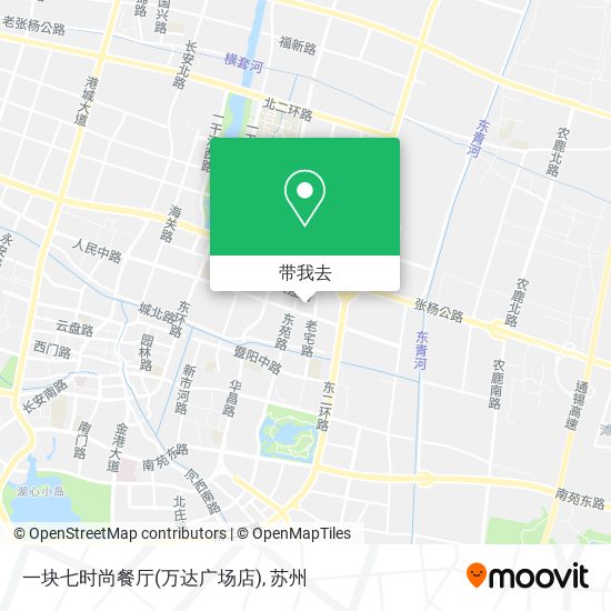 一块七时尚餐厅(万达广场店)地图