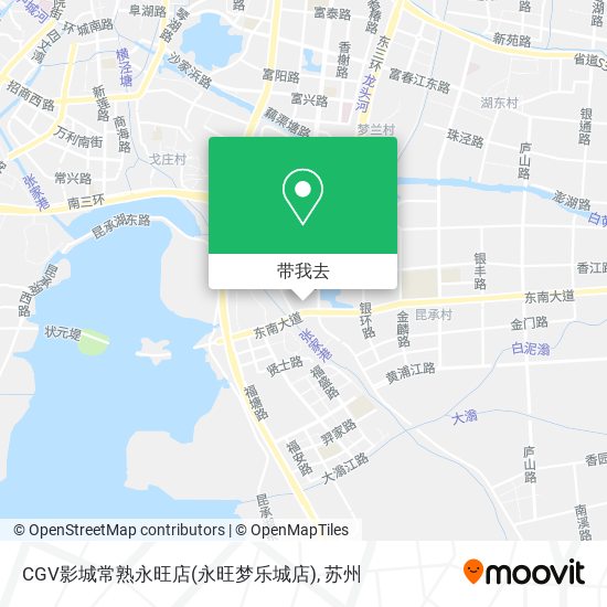 CGV影城常熟永旺店(永旺梦乐城店)地图