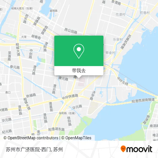 苏州市广济医院-西门地图