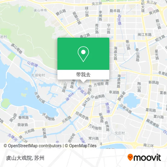 虞山大戏院地图