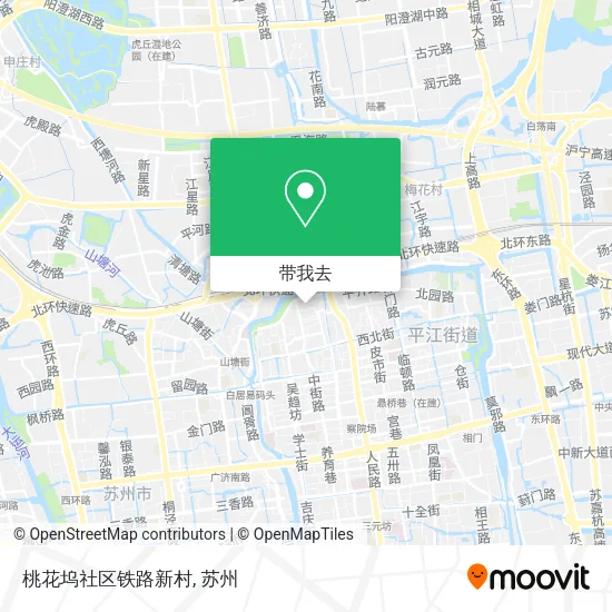 桃花坞社区铁路新村地图