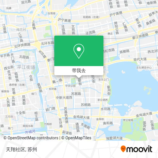 天翔社区地图