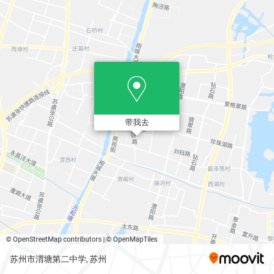 苏州市渭塘第二中学地图