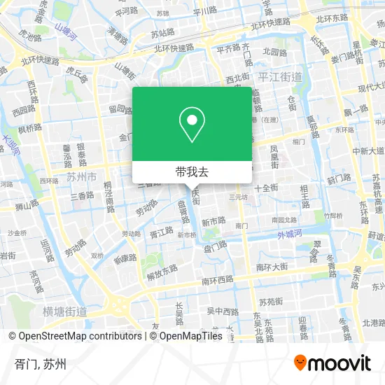 胥门地图