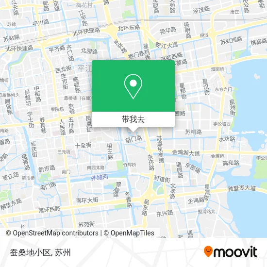 蚕桑地小区地图