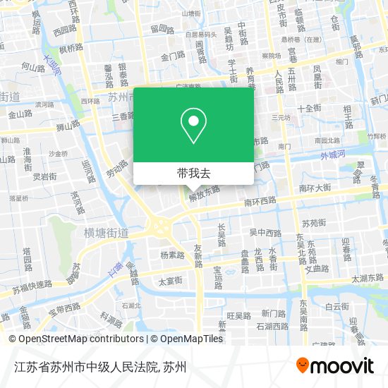 江苏省苏州市中级人民法院地图