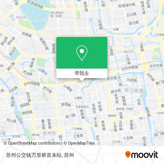 苏州公交钱万里桥首末站地图