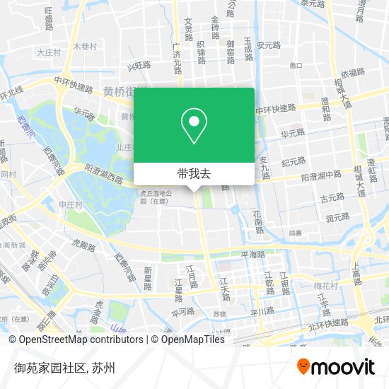 御苑家园社区地图