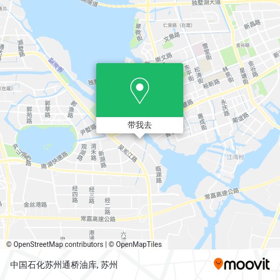 中国石化苏州通桥油库地图