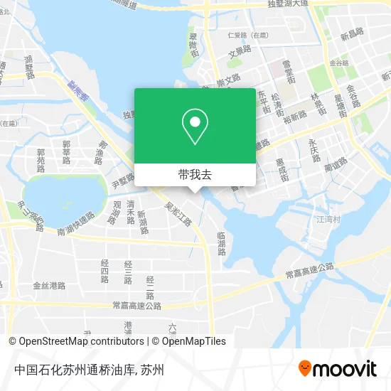 中国石化苏州通桥油库地图