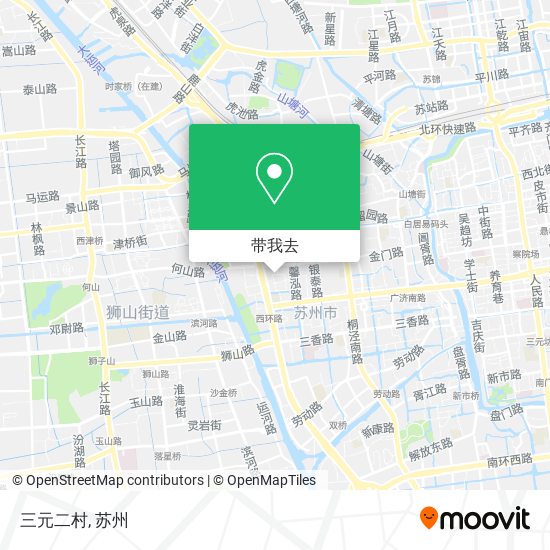 三元二村地图