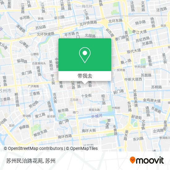 苏州民治路花苑地图