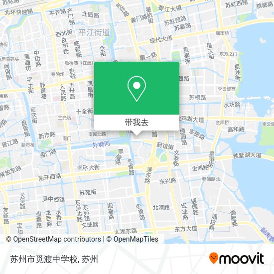 苏州市觅渡中学校地图
