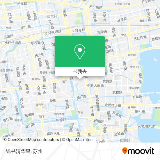 锦书清华里地图