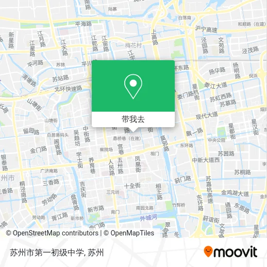 苏州市第一初级中学地图