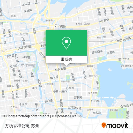 万杨香樟公寓地图