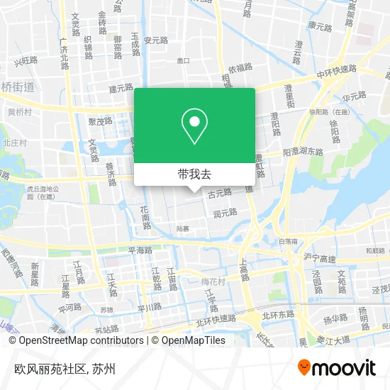 欧风丽苑社区地图