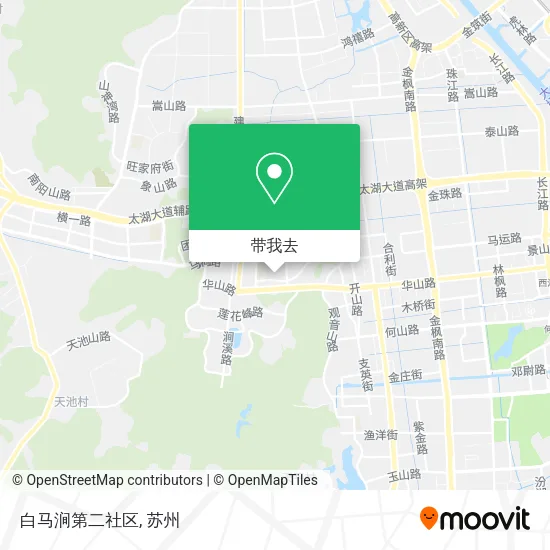 白马涧第二社区地图