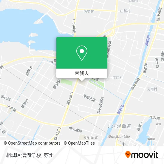 相城区漕湖学校地图