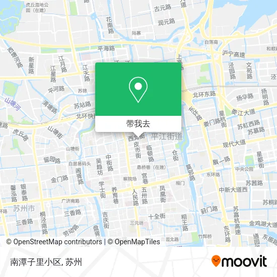 南潭子里小区地图