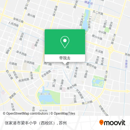 张家港市梁丰小学（西校区）地图