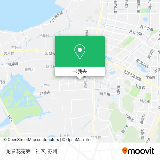 龙景花苑第一社区地图