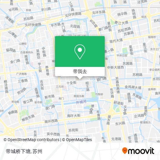 带城桥下塘地图