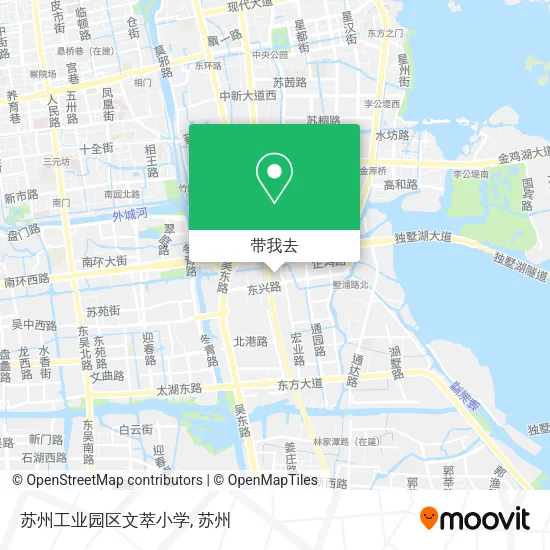 苏州工业园区文萃小学地图