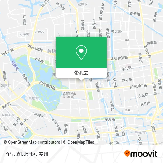 华辰嘉园北区地图