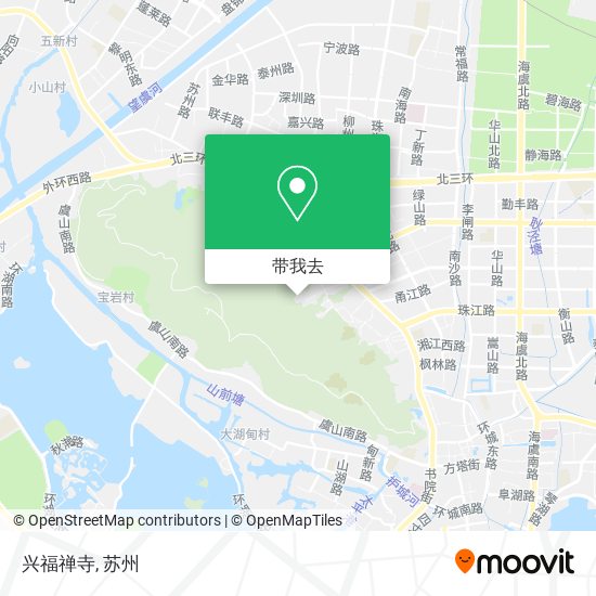 兴福禅寺地图