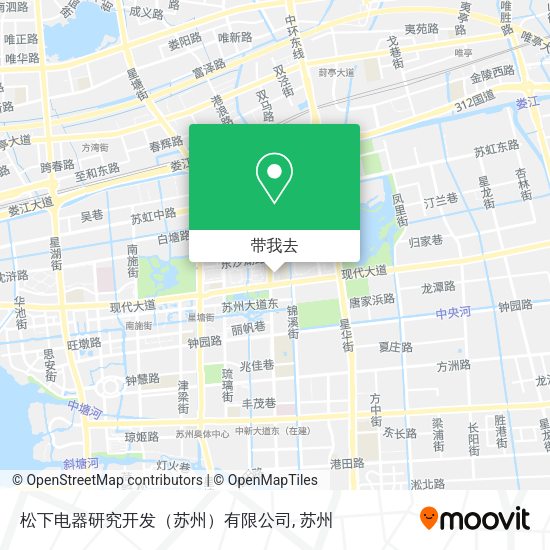 松下电器研究开发（苏州）有限公司地图