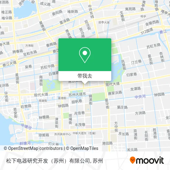 松下电器研究开发（苏州）有限公司地图