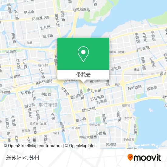 新苏社区地图