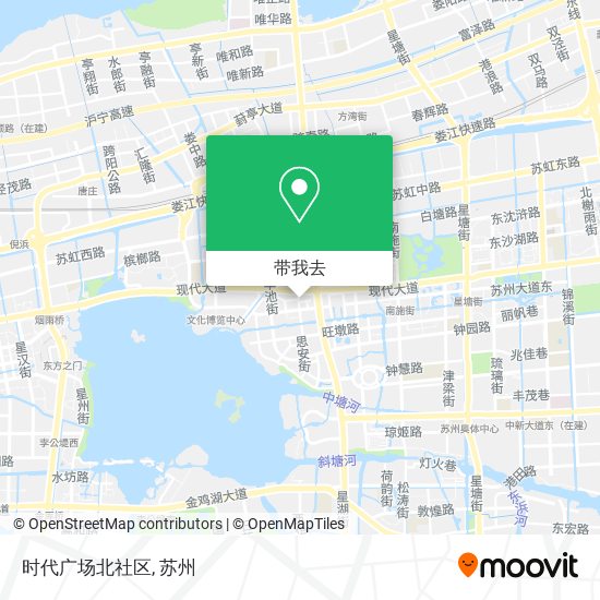 时代广场北社区地图