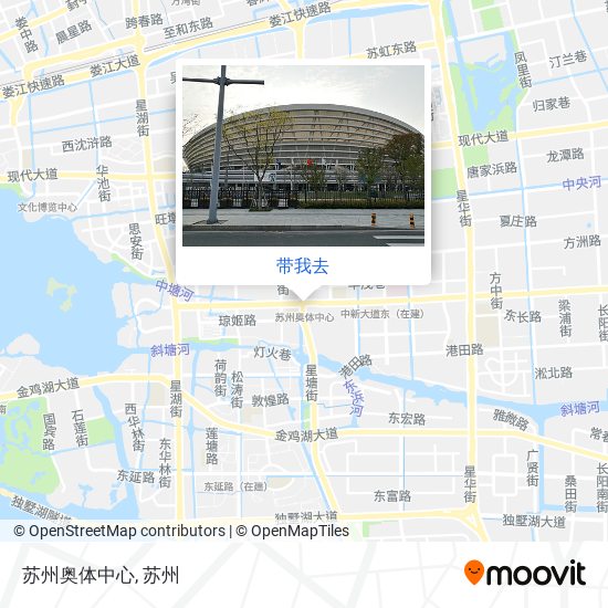 苏州奥体中心地图