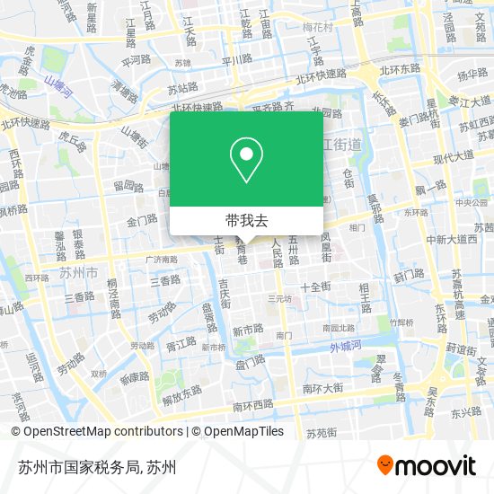 苏州市国家税务局地图