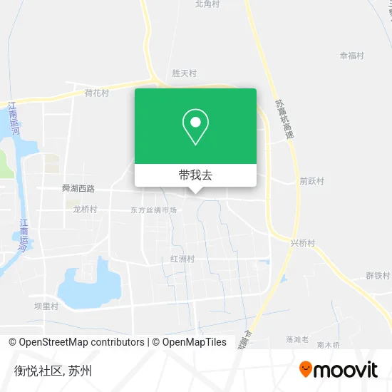 衡悦社区地图
