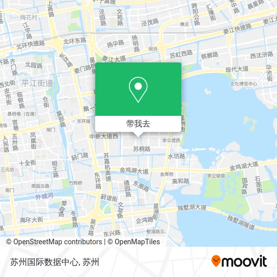 苏州国际数据中心地图