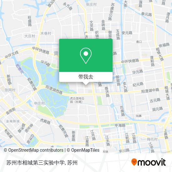 苏州市相城第三实验中学地图