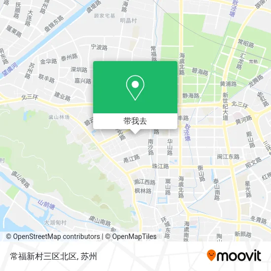 常福新村三区北区地图