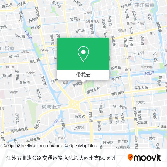江苏省高速公路交通运输执法总队苏州支队地图