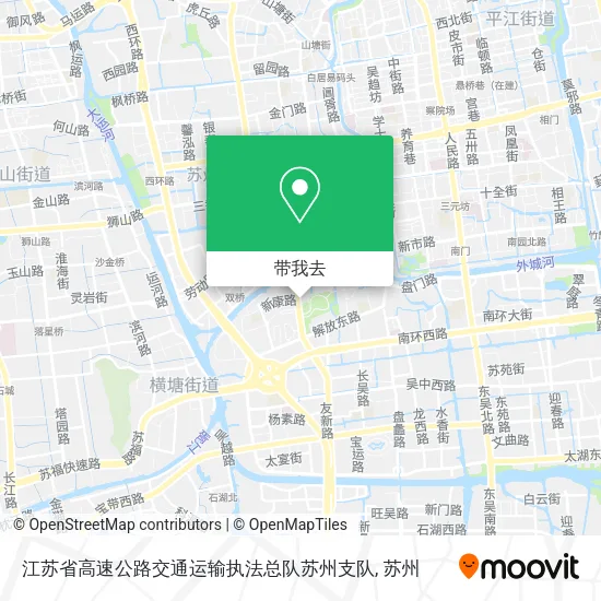 江苏省高速公路交通运输执法总队苏州支队地图