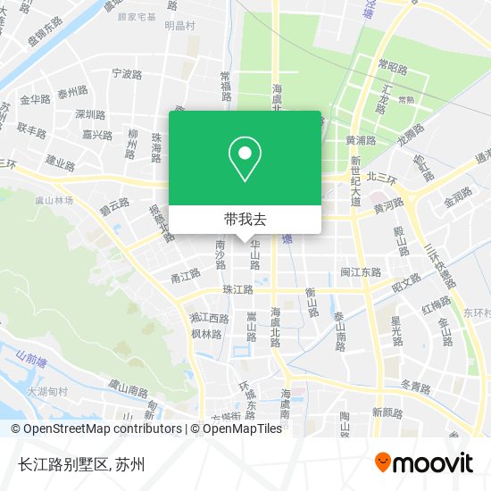 长江路别墅区地图