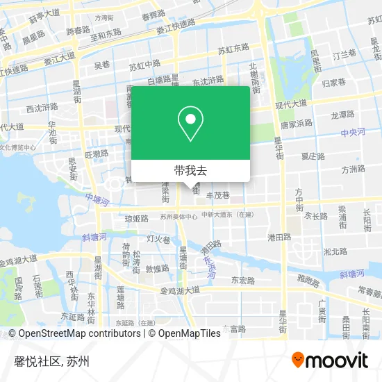 馨悦社区地图